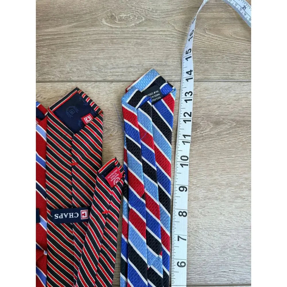 Chaps Boys' Patriotic Clip-On Tie Bundle